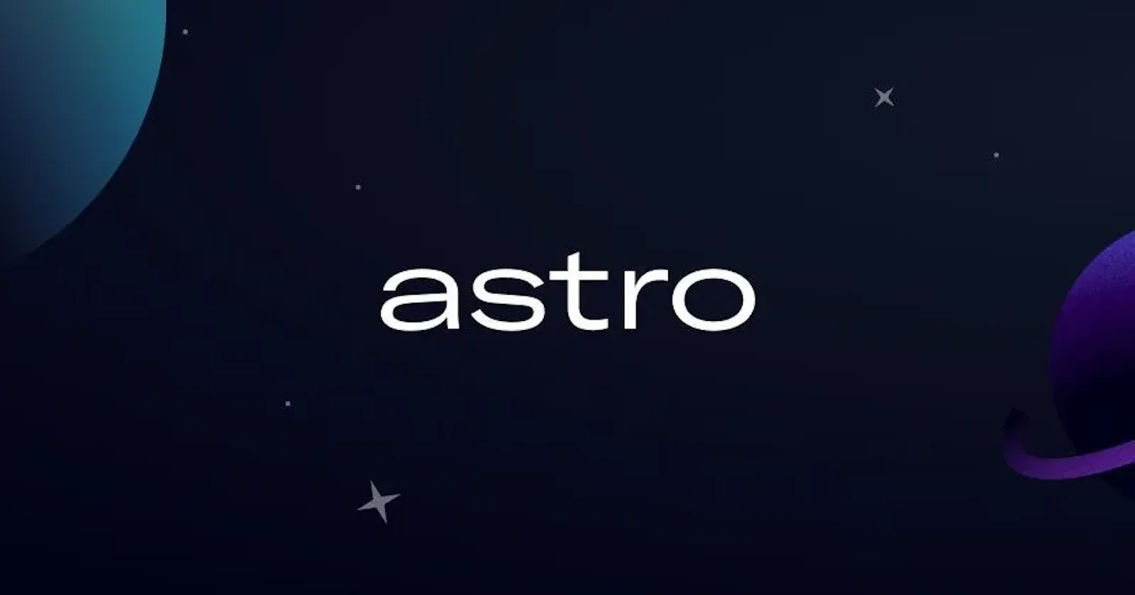 Blog post cover art for A First Look at Astro