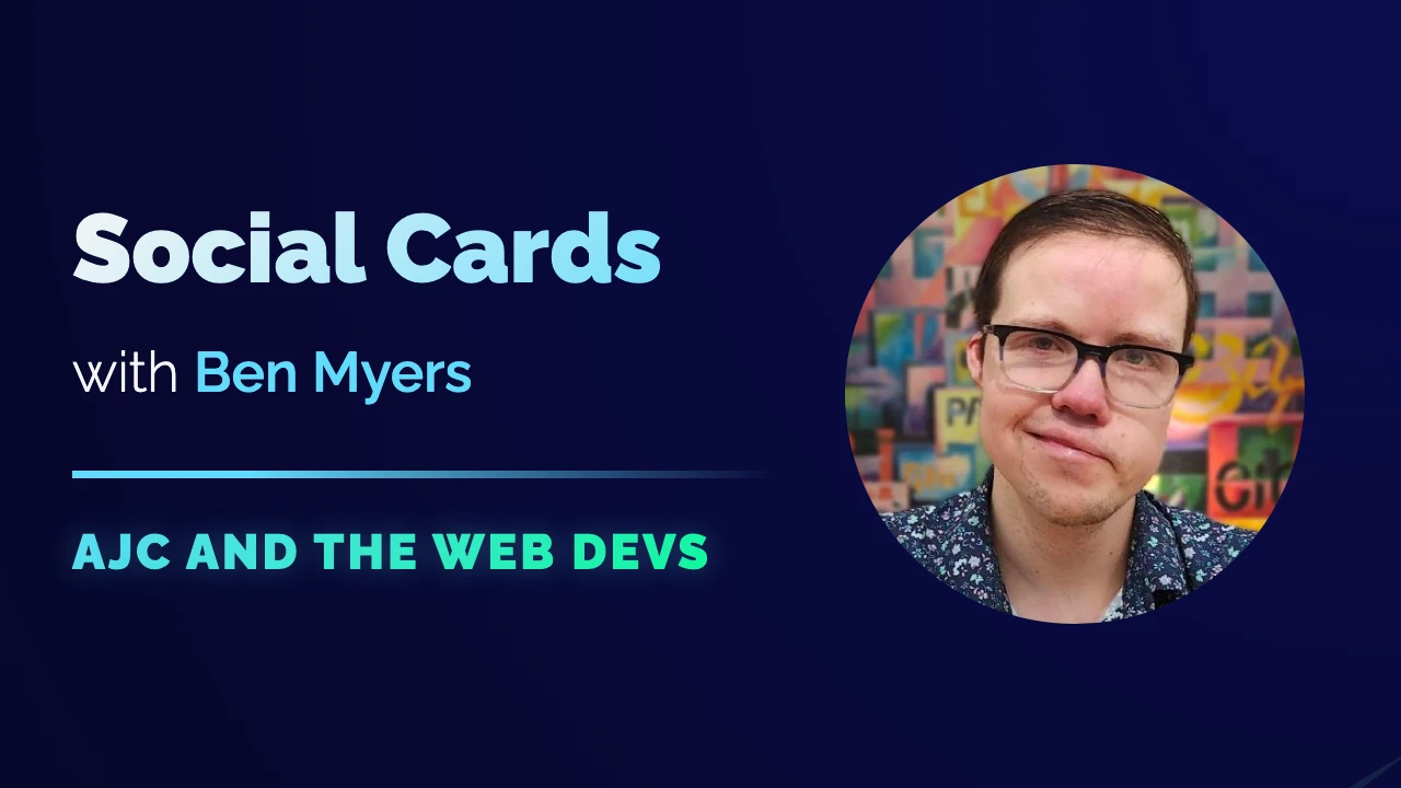 Video cover art for Social Cards with Ben Myers