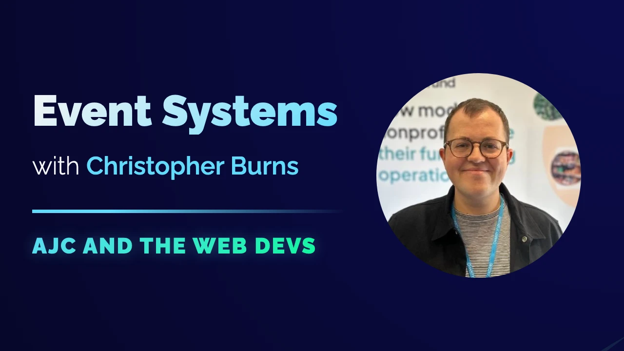 Video cover art for Event Systems with Christopher Burns